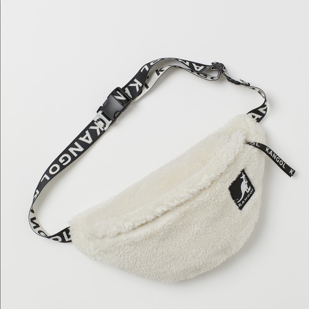Kangol x H&M shearling Fanny pack